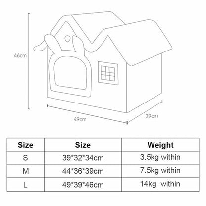 Removable Roof Plush Pet House - UrbanNest Co