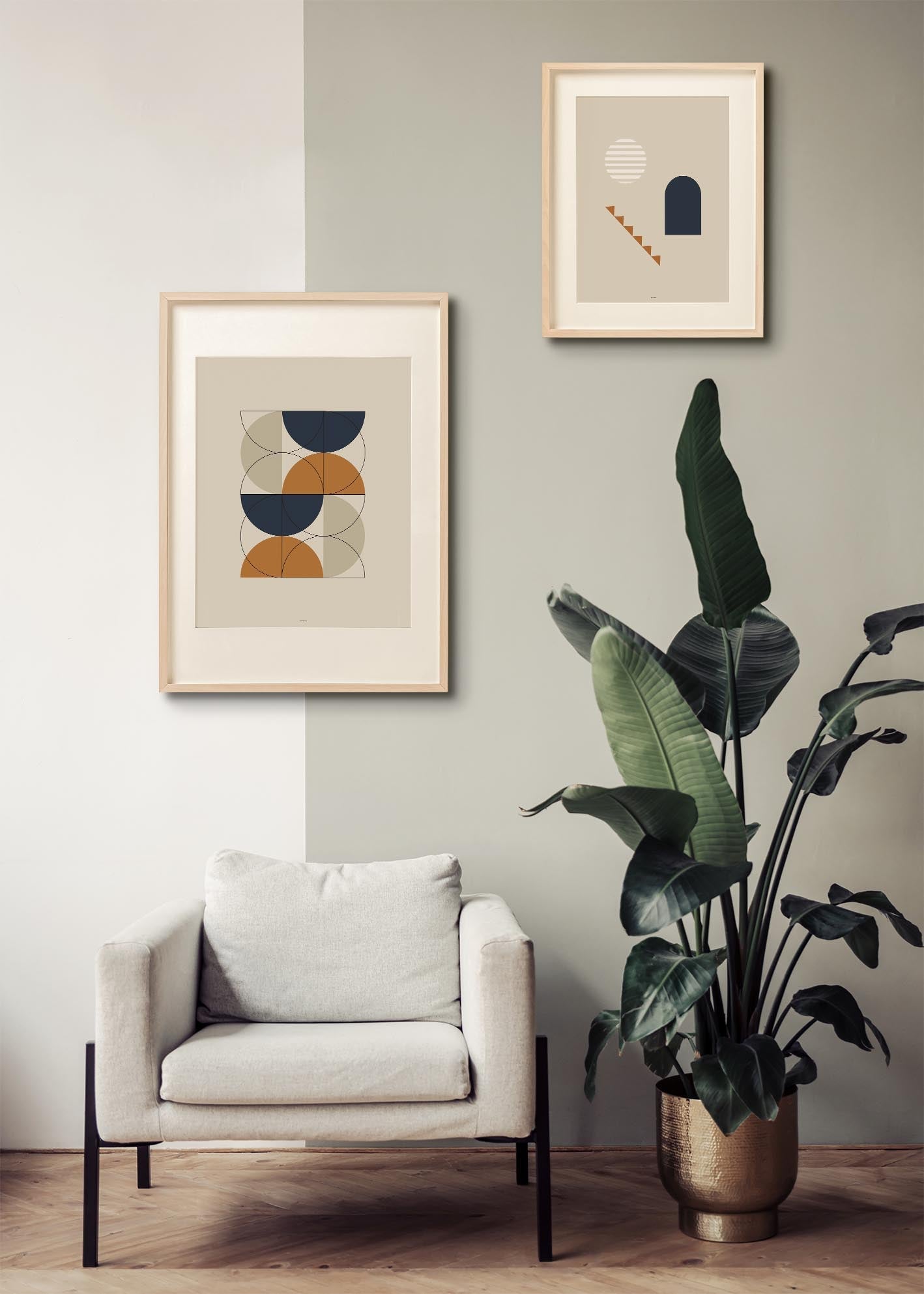 Abstract Geometric VI - UrbanNest Co