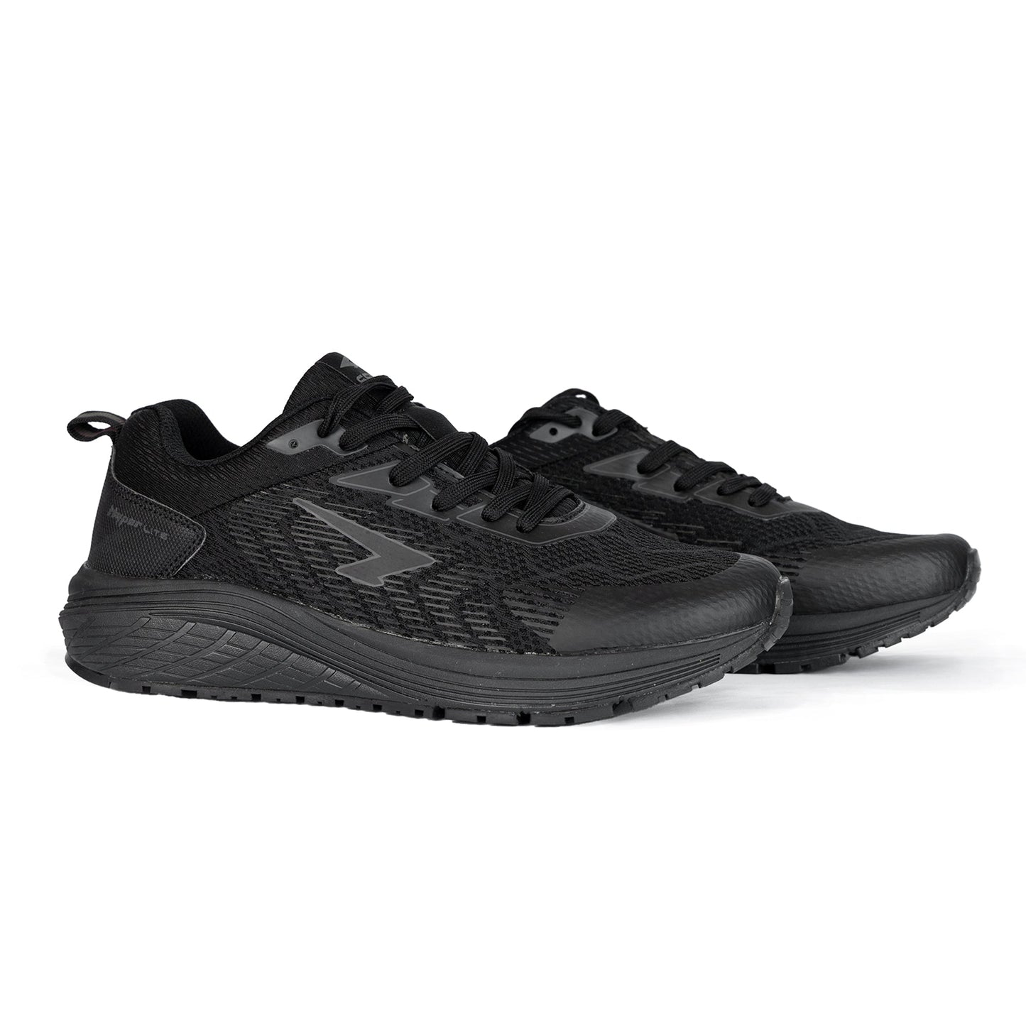 Prota Boys Lace Up Runner - Black/Black - UrbanNest Co