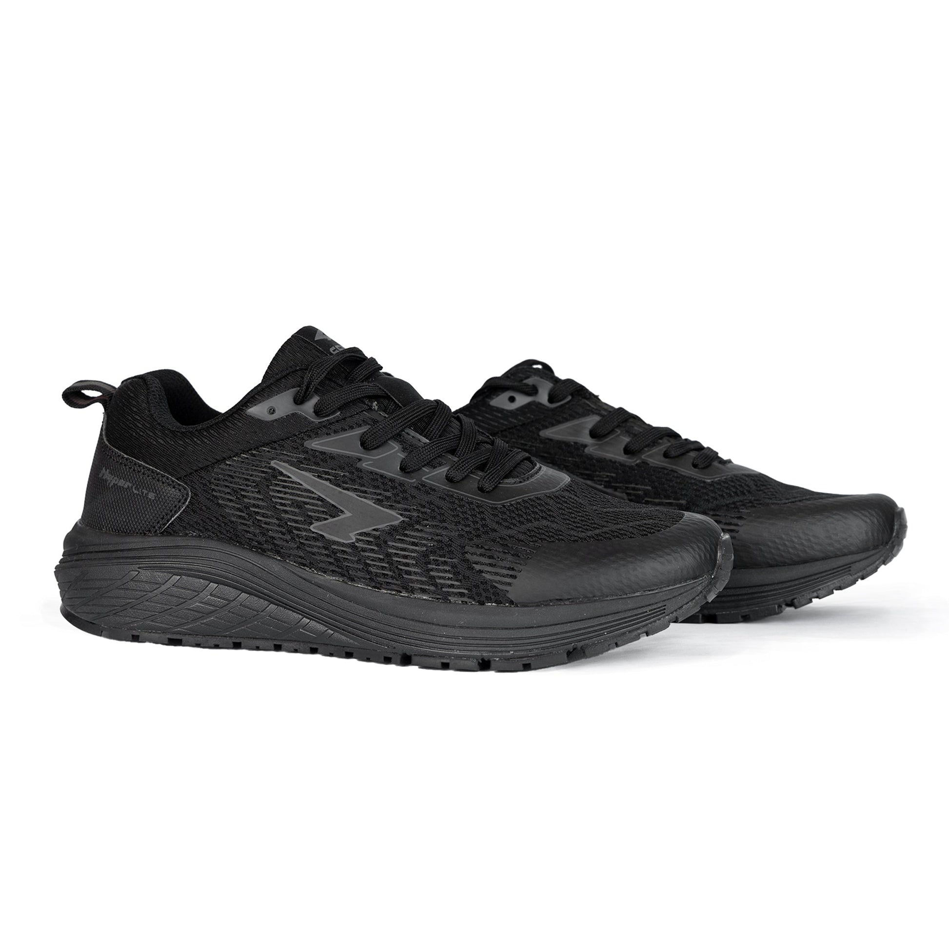 Prota Boys Lace Up Runner - Black/Black - UrbanNest Co