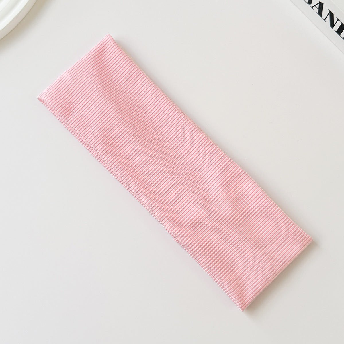Cotton Elastic Headband Wide Sweat - Absorbent Band, Solid Color, Multi - Functional Headwear - UrbanNest Co