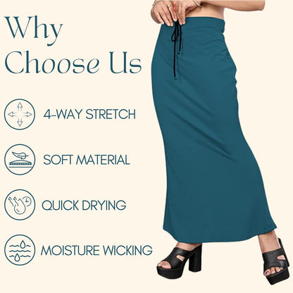 Lycra Saree Shapewear Petticoat for Women by Shreekama - UrbanNest Co