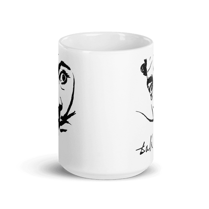 Salvador Dali Portrait Sketch Artwork Mug - UrbanNest Co