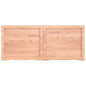 NNEVL Table Top Light Brown 120x50x4 cm Treated Solid Wood Oak - UrbanNest Co