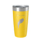 Swan Lake Map Tumbler Travel Mug Insulated Laser Engraved Coffee Cup Maine 20 oz - UrbanNest Co