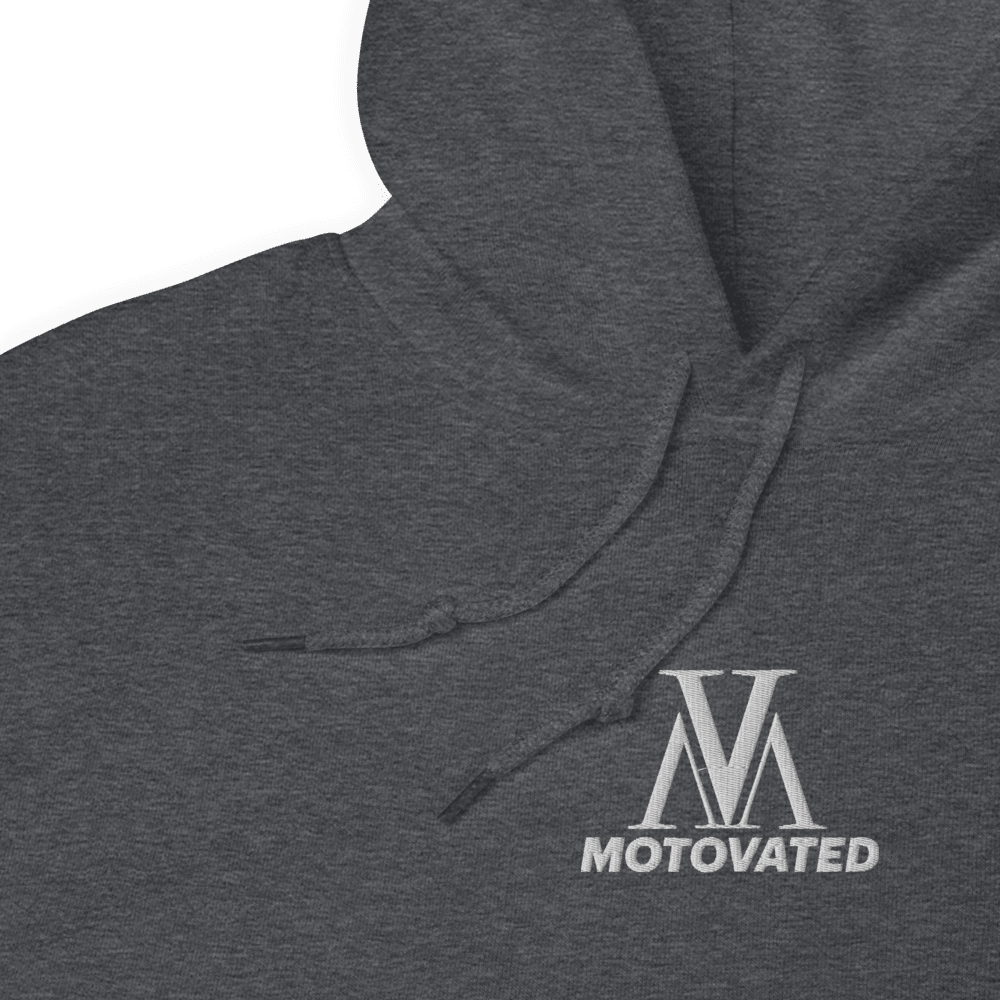 Embroided Motovated Hoodie - UrbanNest Co