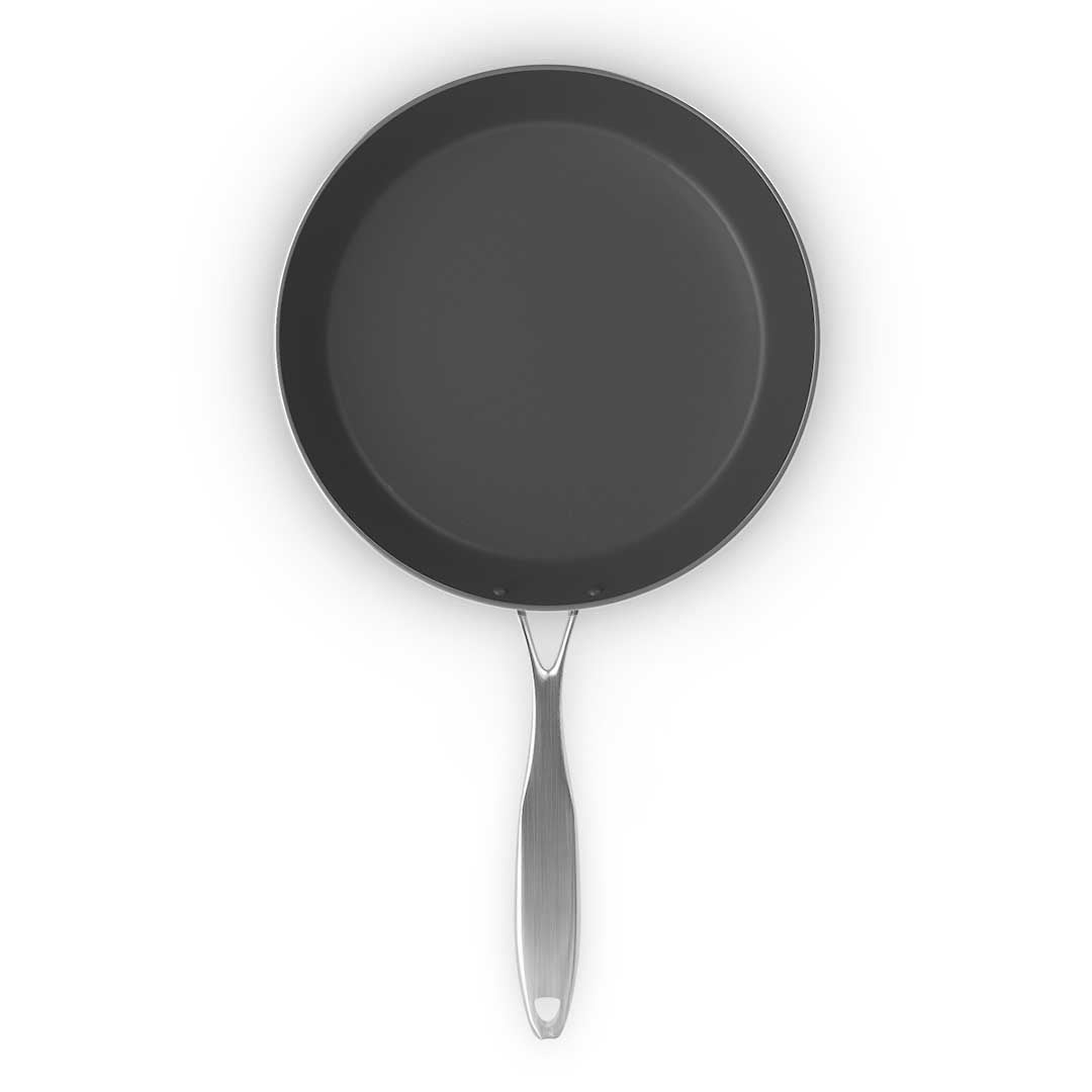 SOGA Stainless Steel Fry Pan 24cm Frying Pan Induction FryPan Non Stick Interior - UrbanNest Co