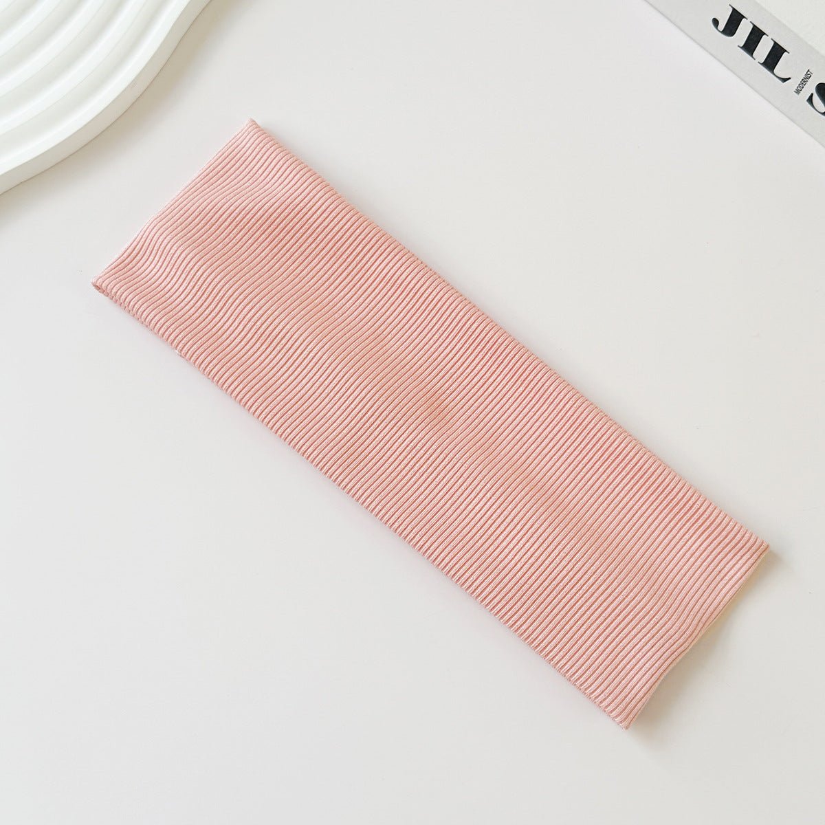 Cotton Elastic Headband Wide Sweat - Absorbent Band, Solid Color, Multi - Functional Headwear - UrbanNest Co