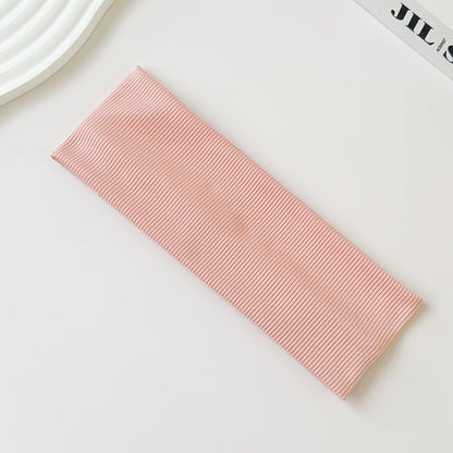 Cotton Elastic Headband Wide Sweat - Absorbent Band, Solid Color, Multi - Functional Headwear - UrbanNest Co