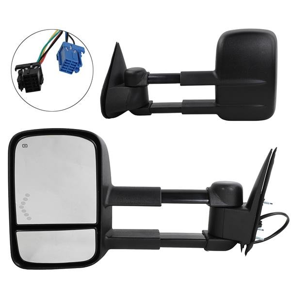 Heated LED Arrow Tow Mirror For 2003 - 2006 Chevrolet Silverado GMC - UrbanNest Co