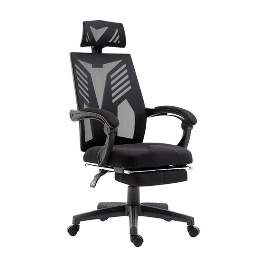 Artiss Mesh Office Chair Recliner Black - UrbanNest Co