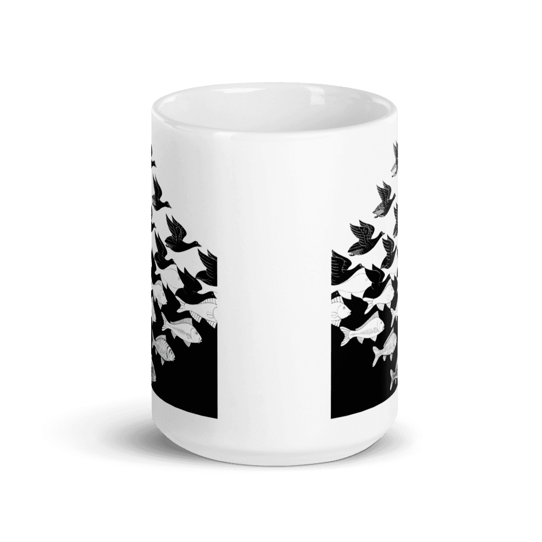 MC Escher Sky and Water I Art Mug - UrbanNest Co