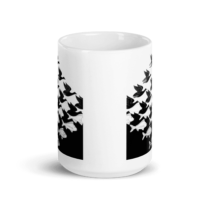 MC Escher Sky and Water I Art Mug - UrbanNest Co