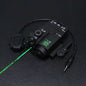 MINI - A2 PEQ15 Laser & IR Tactical Light - 20MM Picatinny Rail Mount, Red/Green Sight for M300/M600 - UrbanNest Co