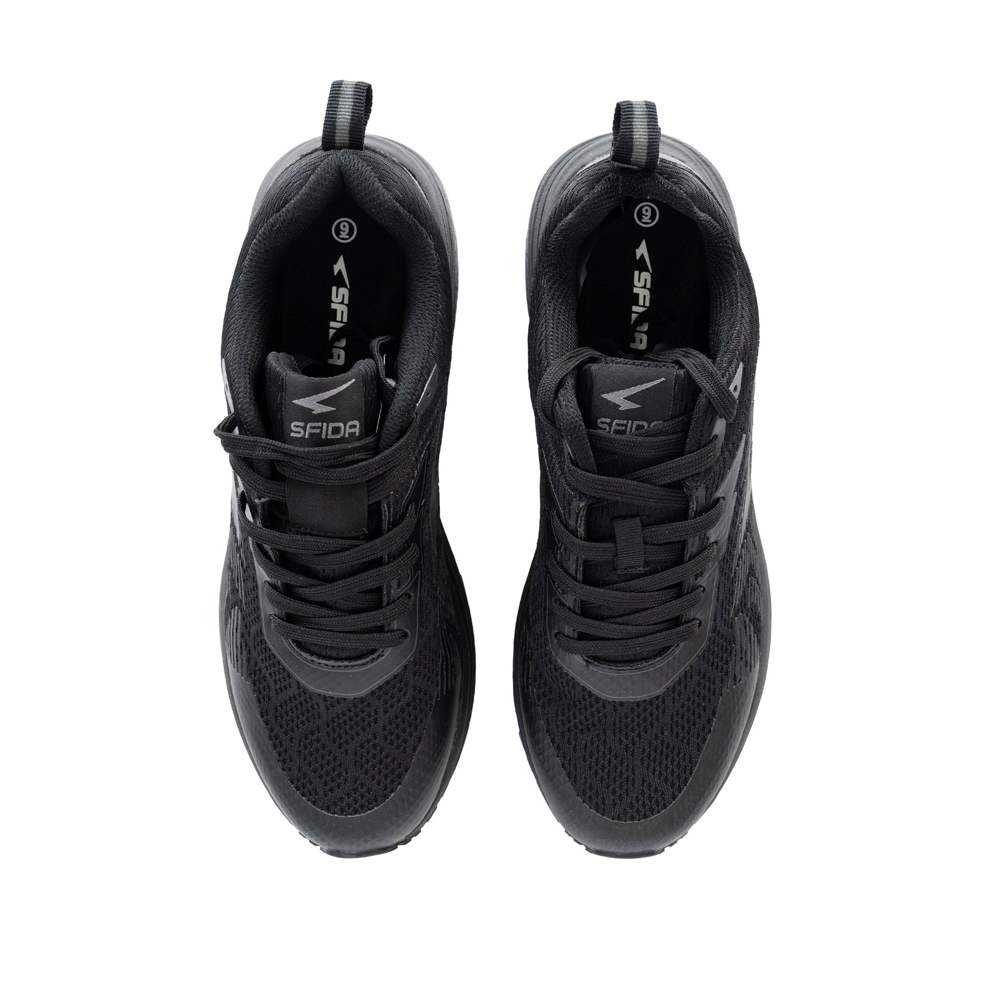 Prota Boys Lace Up Runner - Black/Black - UrbanNest Co