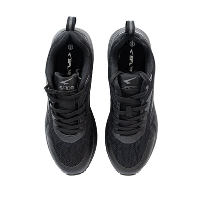 Prota Boys Lace Up Runner - Black/Black - UrbanNest Co