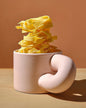 Handmade XXXL Ceramic Chubby Mug - Unique Cute Large Mug for Coffee & Tea - UrbanNest Co