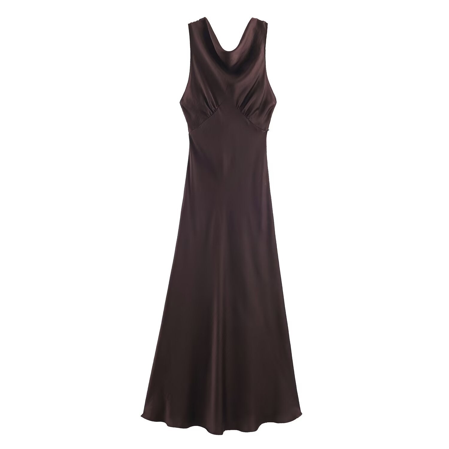 Silk texture Midi spring dress - UrbanNest Co