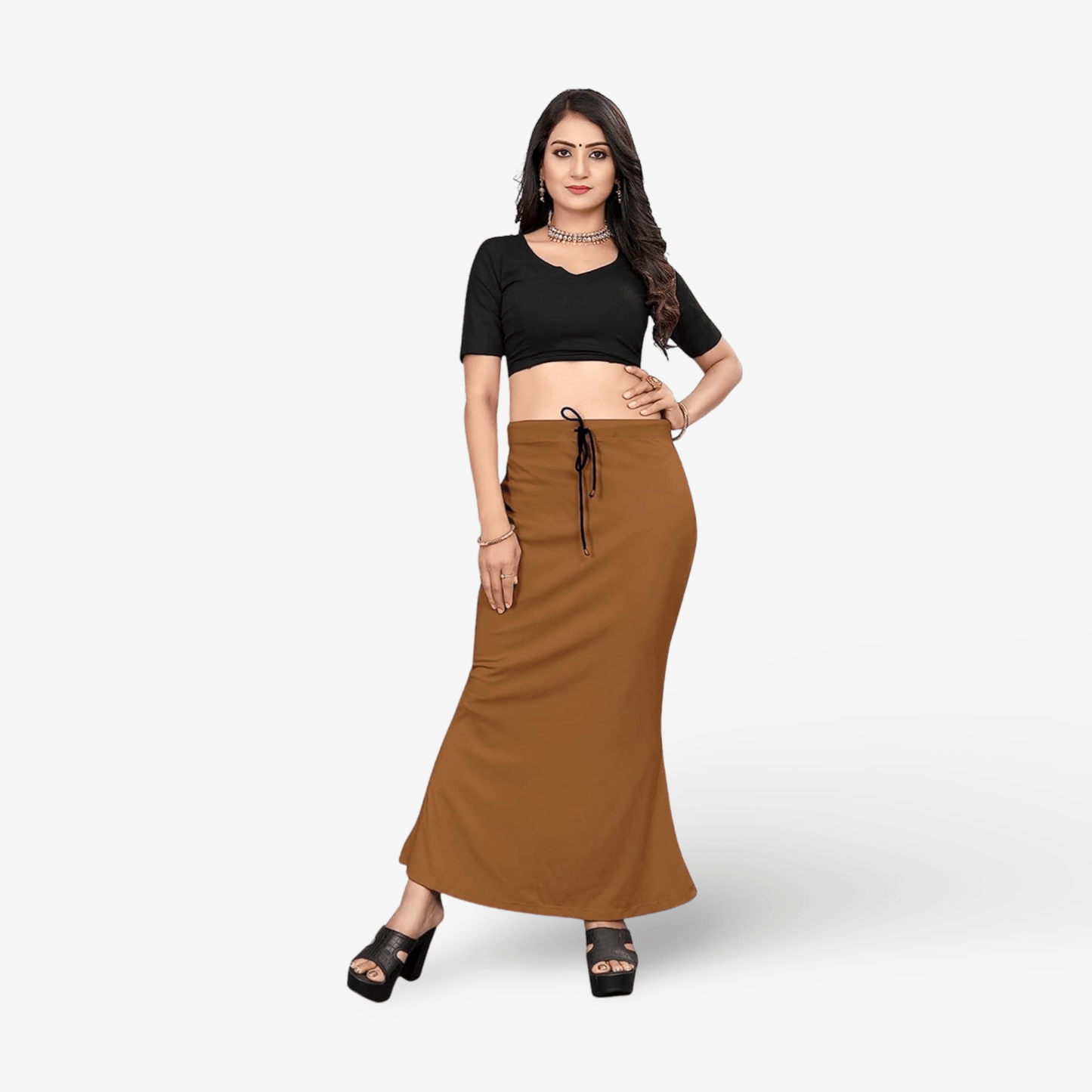 Lycra Saree Shapewear Petticoat for Women by Shreekama - UrbanNest Co