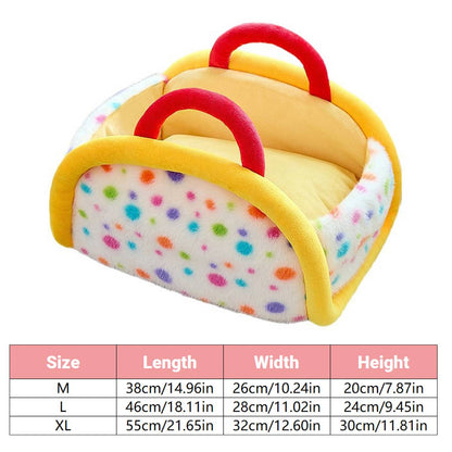 Handheld Universal Semi Enclosed Portable Pet Nest Cozy Den Travel Outdoor Use - UrbanNest Co