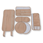 8 Piece Organic Cotton Castor Oil Wraps Pack - UrbanNest Co