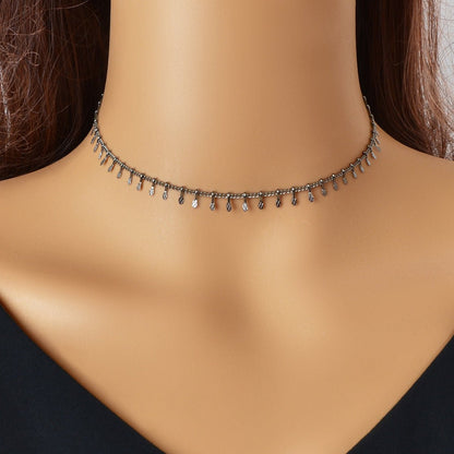 Classic Dainty Thin Charm Choker Gold Short Chain Necklaces Minimalist Jewellery - UrbanNest Co