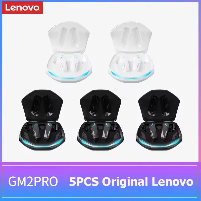 100% Original Lenovo GM2 Pro Bluetooth Wireless Earphone High - Quality Noise - Canceling TWS Gaming Earbuds With Multiple Devices - UrbanNest Co