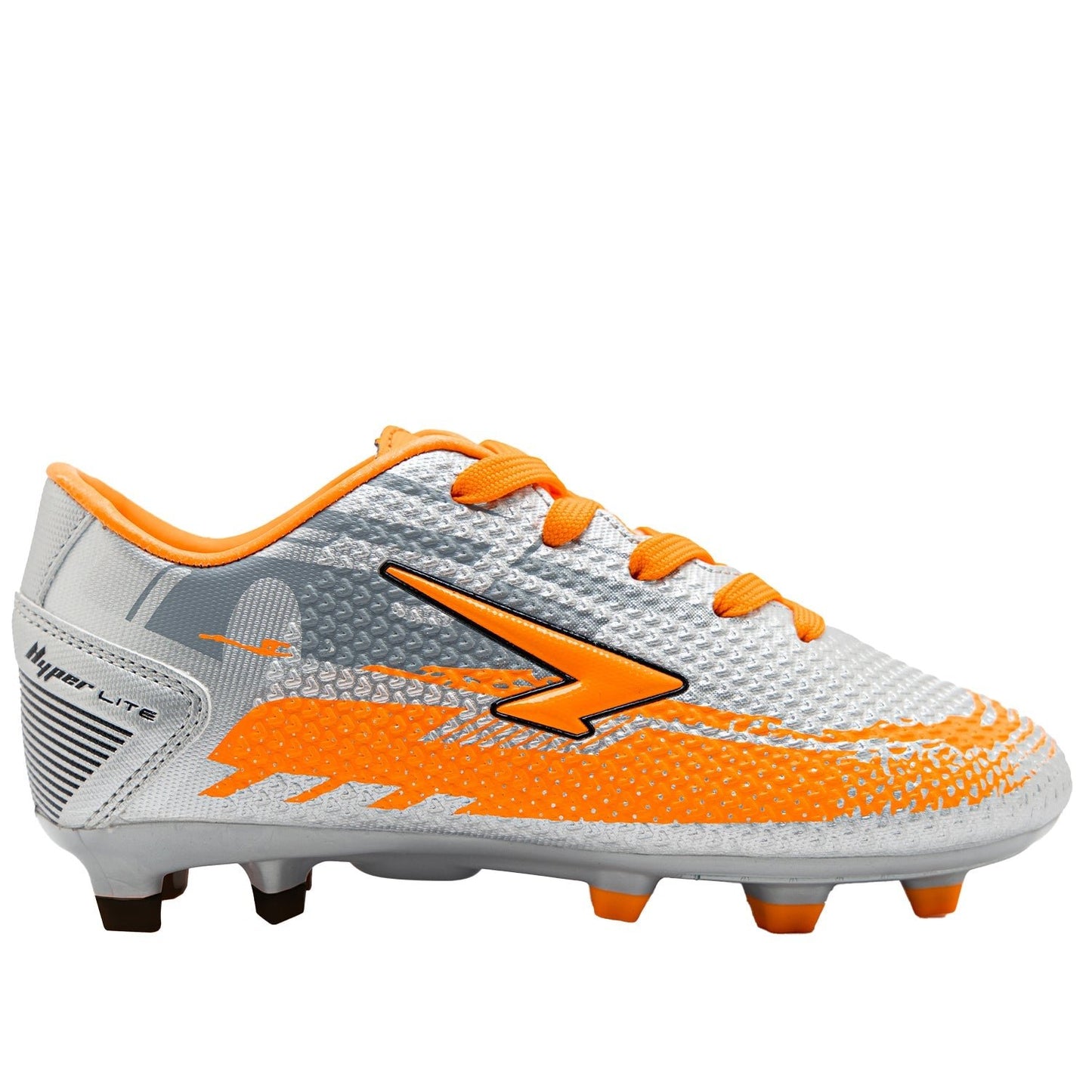 Knight XTR Junior Football Boots - Silver/Orange - UrbanNest Co