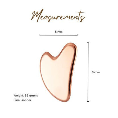 Pure Copper Gua Sha Tool Facial Massager - UrbanNest Co