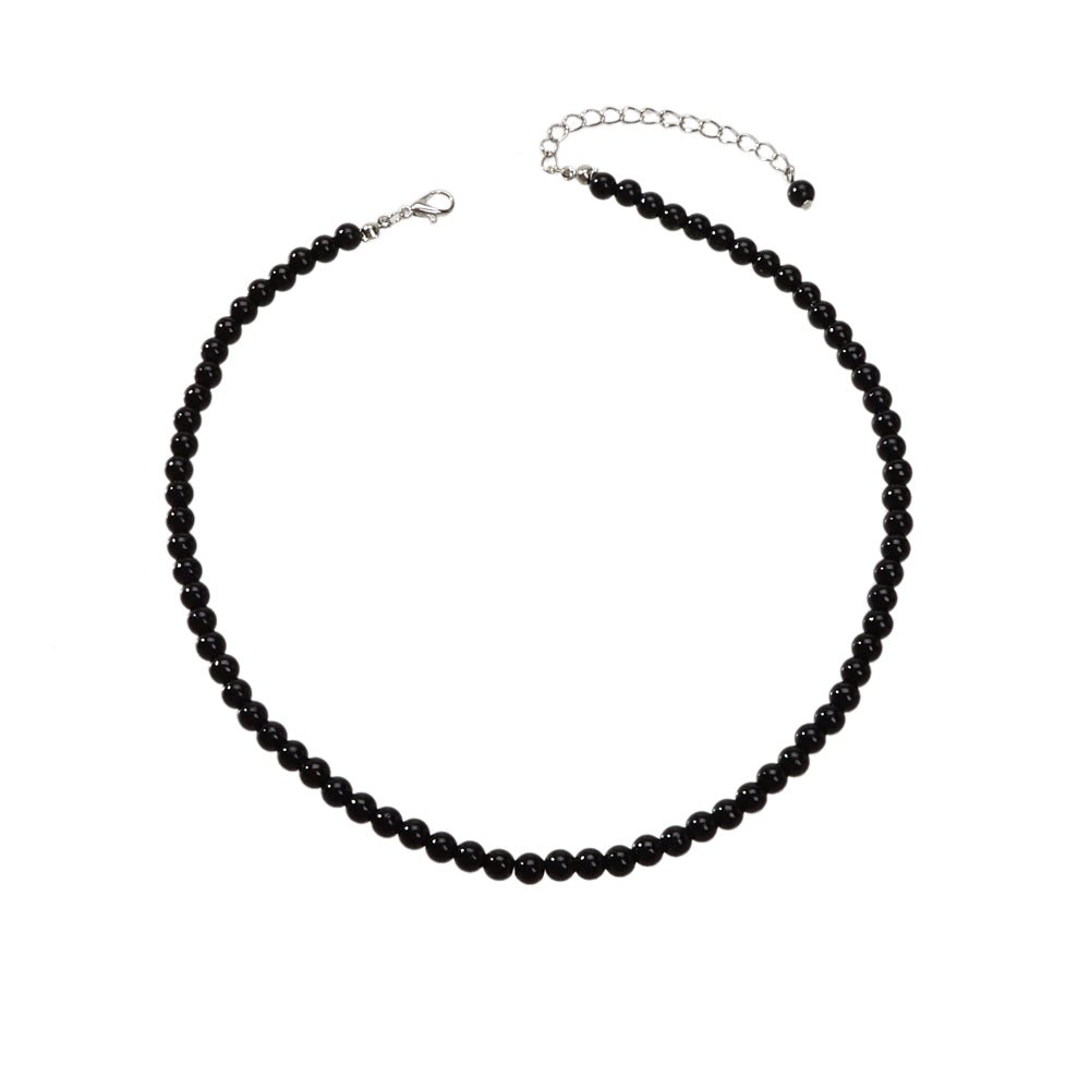 Short Black Beads Necklace Pearl Choker Wholesale Price Jewellery Accessories - UrbanNest Co