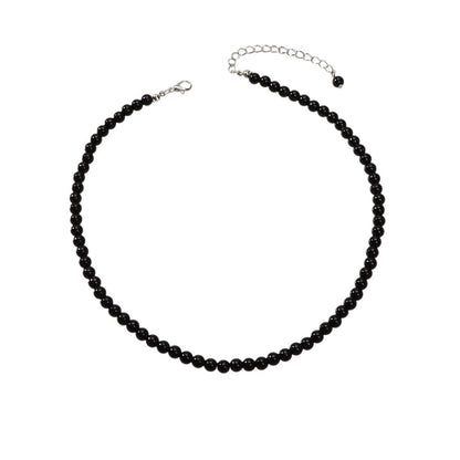 Short Black Beads Necklace Pearl Choker Wholesale Price Jewellery Accessories - UrbanNest Co
