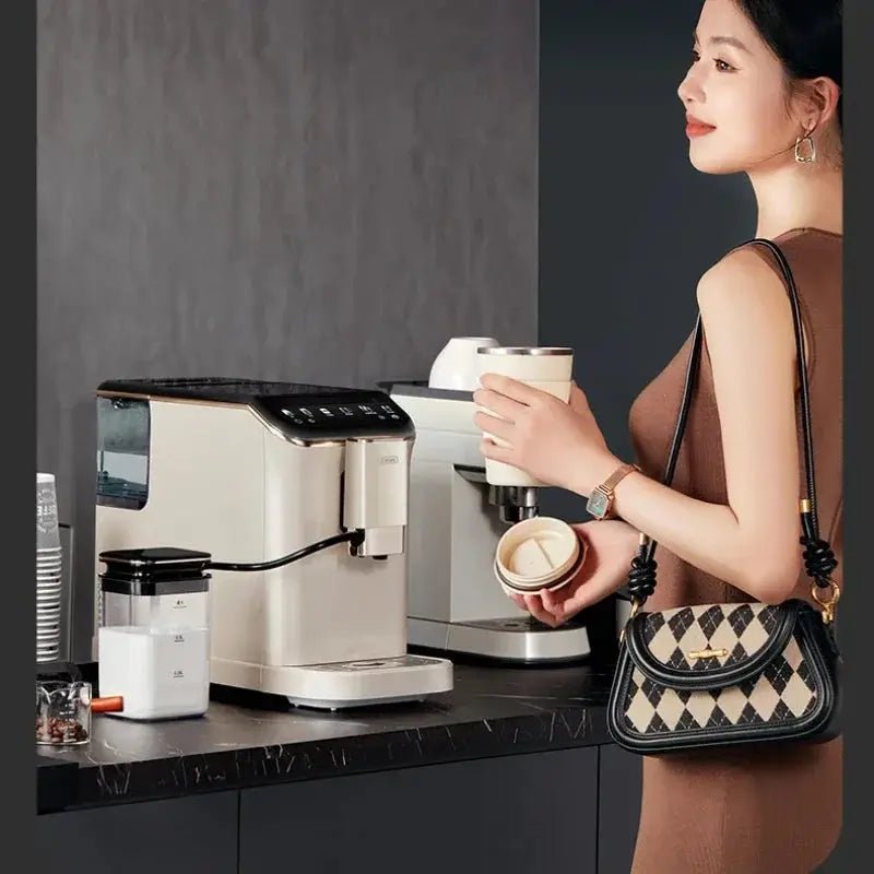 Fully Automatic Coffee Maker with Grinder & Milk Frother – 20 Bar | 1.5L Tank - UrbanNest Co