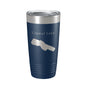 Crystal Lake Map Tumbler Travel Mug Insulated Laser Engraved Coffee Cup Michigan 20 oz - UrbanNest Co