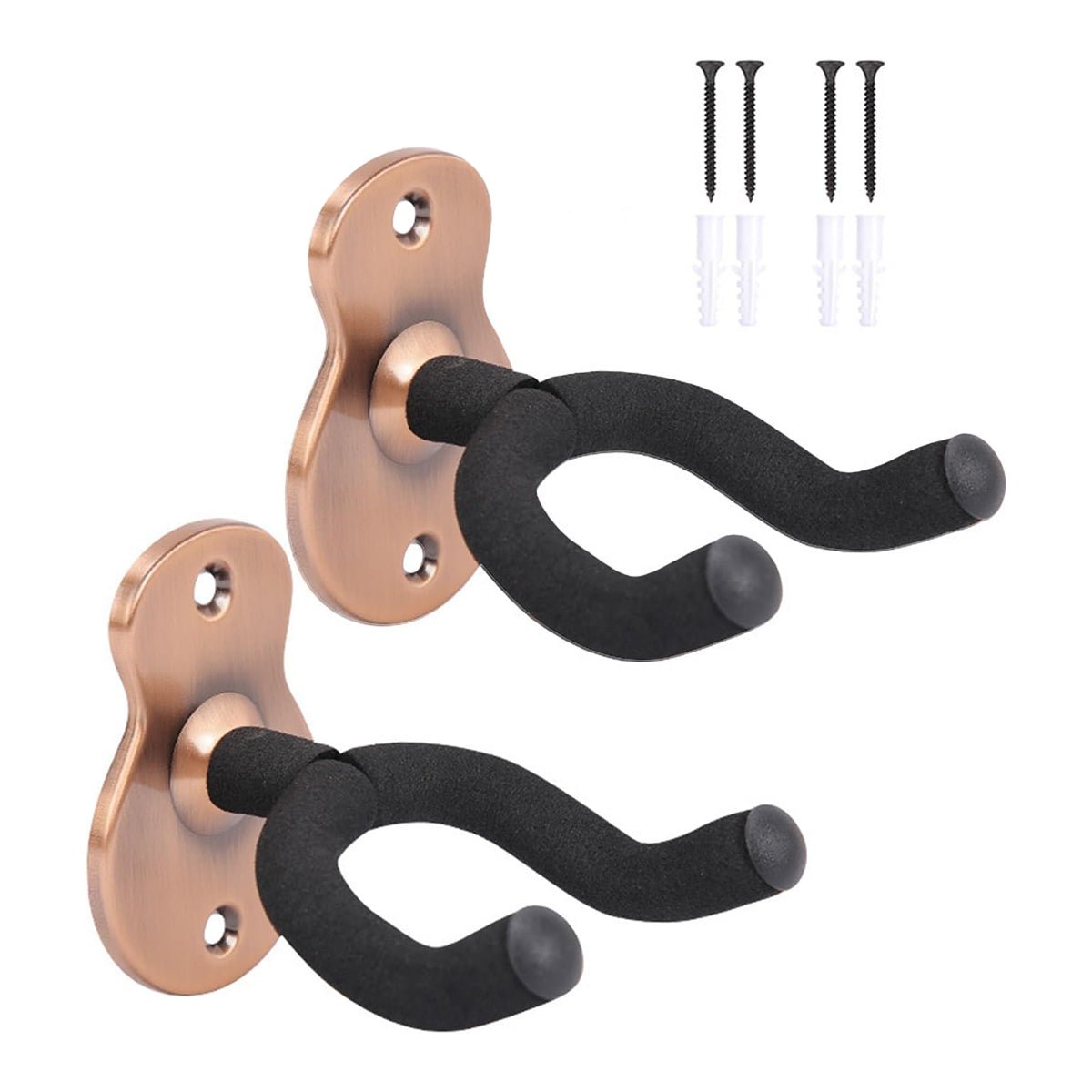 2PCS Guitar Wall Hanger Hook Holder Stand for Bass Ukulele Instrument Storage - UrbanNest Co