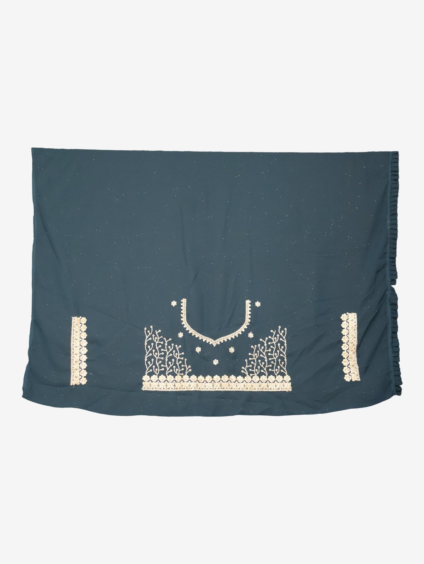 Designer Saree with Stone & Heavy Zari Work Embroidery Work by Shreekama - UrbanNest Co