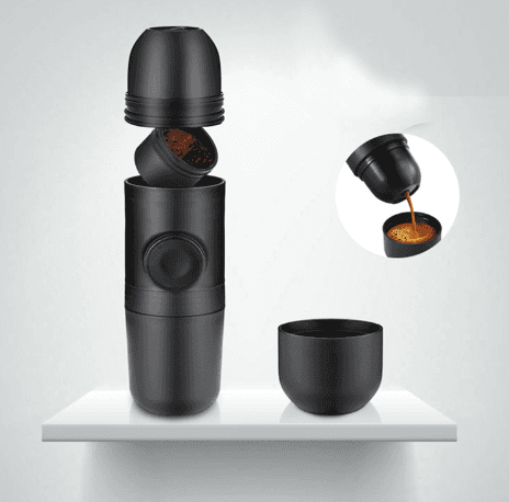 Condensed Portable Mini Coffee Machine – Capsule Black, Compact & Travel - Friendly - UrbanNest Co