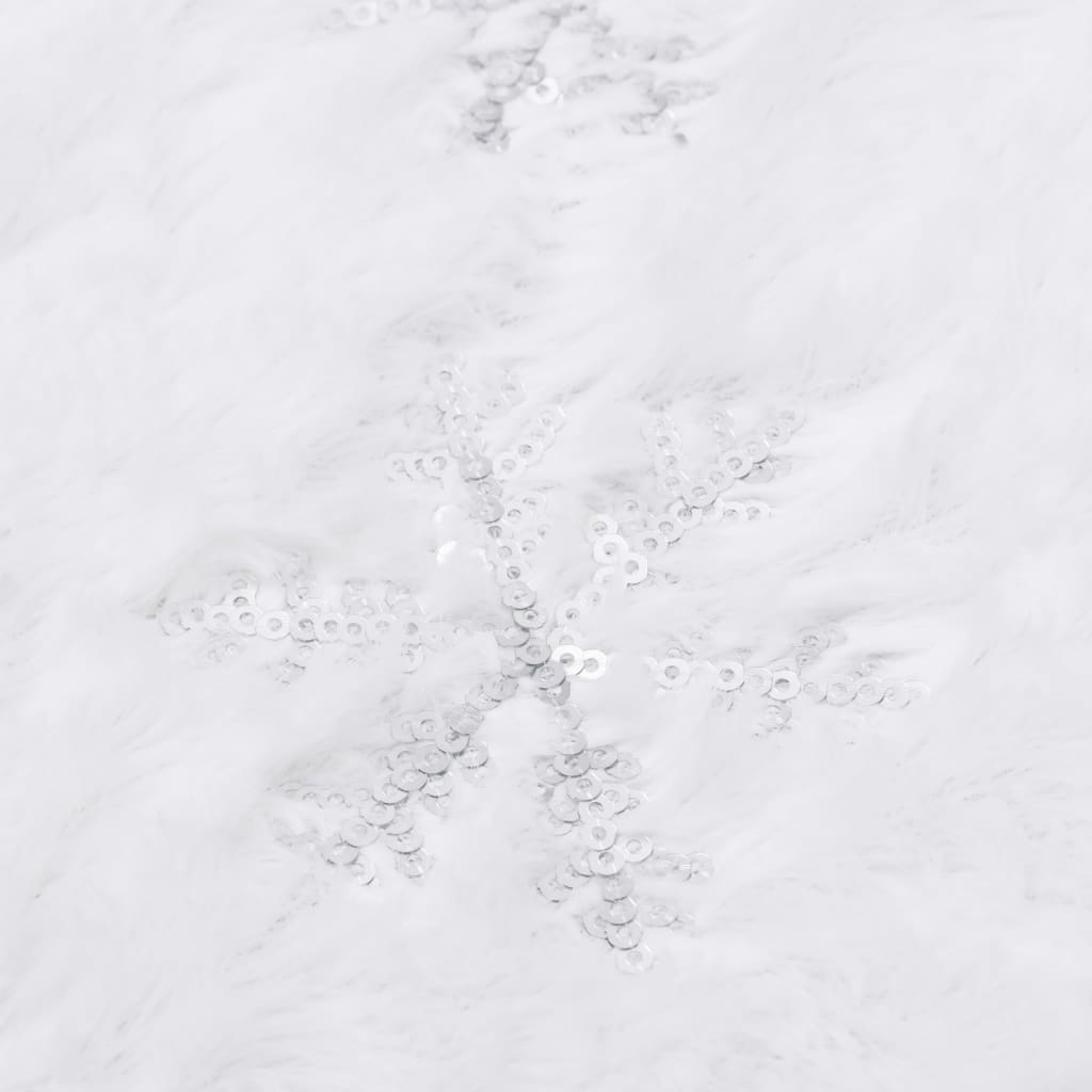 NNEVL Luxury Christmas Tree Skirt White 150 cm Faux Fur - UrbanNest Co
