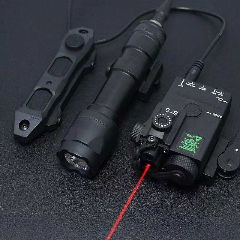 MINI - A2 PEQ15 Laser & IR Tactical Light - 20MM Picatinny Rail Mount, Red/Green Sight for M300/M600 - UrbanNest Co
