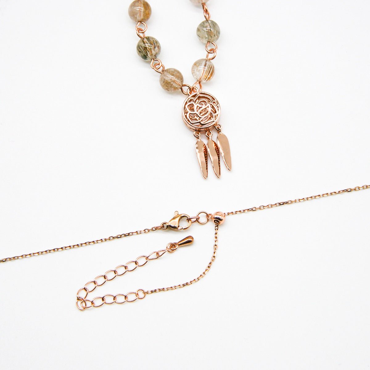 Rose Aroma Necklace | Energy & Healing | Diffusing on the go - UrbanNest Co