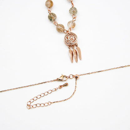 Rose Aroma Necklace | Energy & Healing | Diffusing on the go - UrbanNest Co
