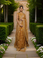 Gown with Shimmery Rubber & Beads Work by Shreekama - UrbanNest Co