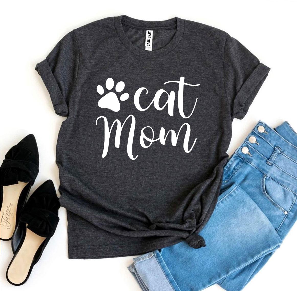 Cat Mom T-shirt - UrbanNest Co