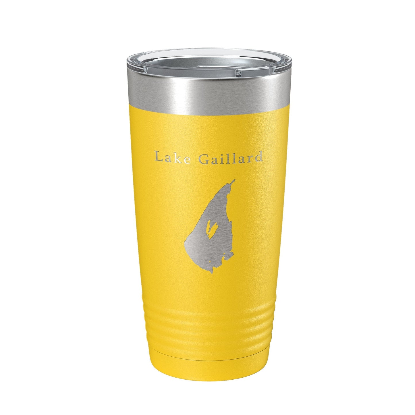 Lake Gaillard Map Tumbler Travel Mug Insulated Laser Engraved Coffee Cup Connecticut 20 oz - UrbanNest Co