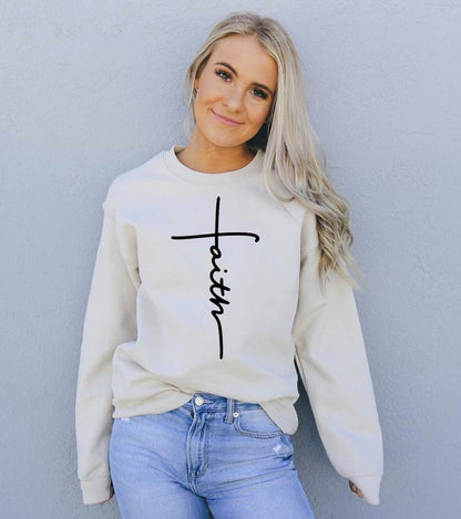 Faith Sweatshirt - UrbanNest Co