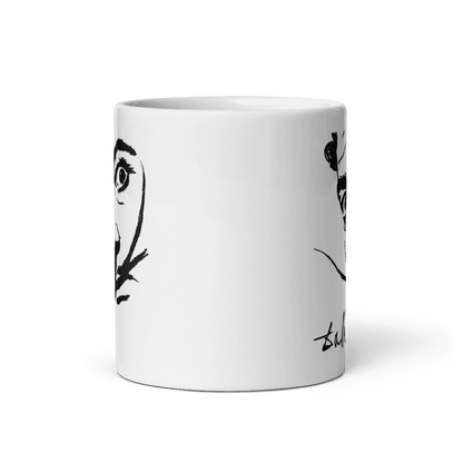 Salvador Dali Portrait Sketch Artwork Mug - UrbanNest Co