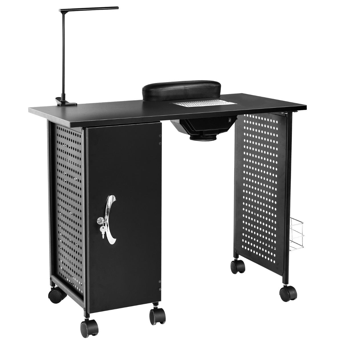 NNECW Manicure Nail Table with 5 Removable Drawers for Salon - UrbanNest Co