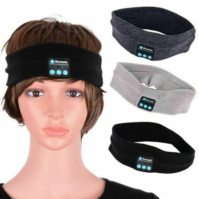 Wireless Bluetooth Headband Earphone Stereo Sport Headphone Headset Sleep New - UrbanNest Co