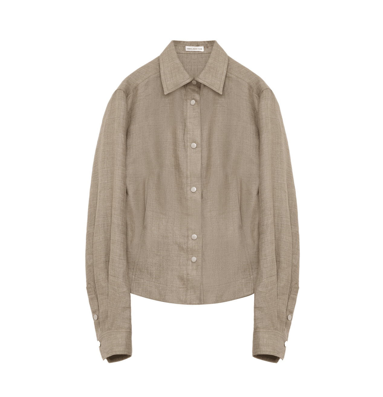 "Berlin Afternoon Tea" Refreshing breathable twill linen deconstructed silhouette old money style waist shirt top - UrbanNest Co