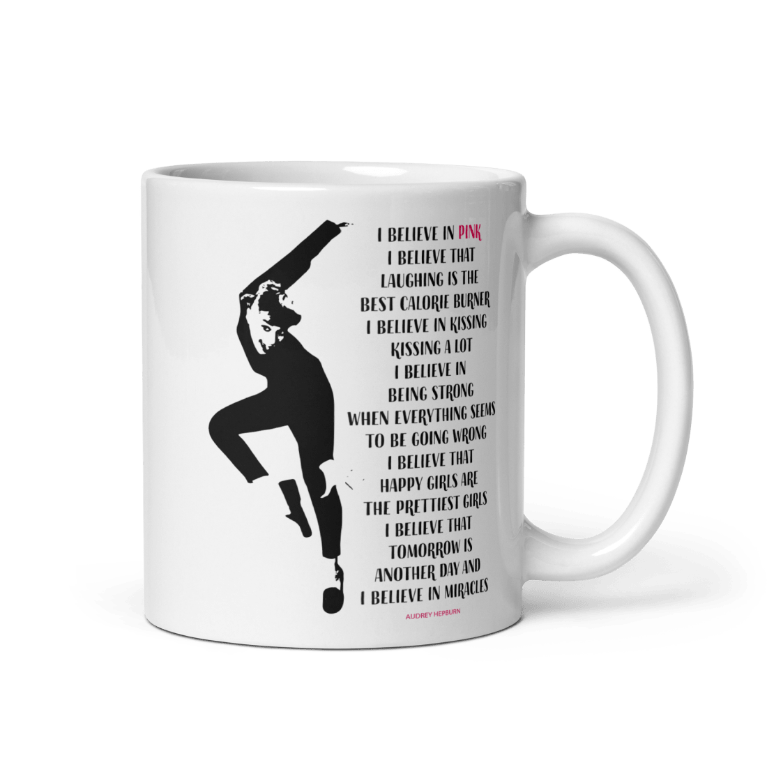 I Believe in Pink Quote Mug - UrbanNest Co