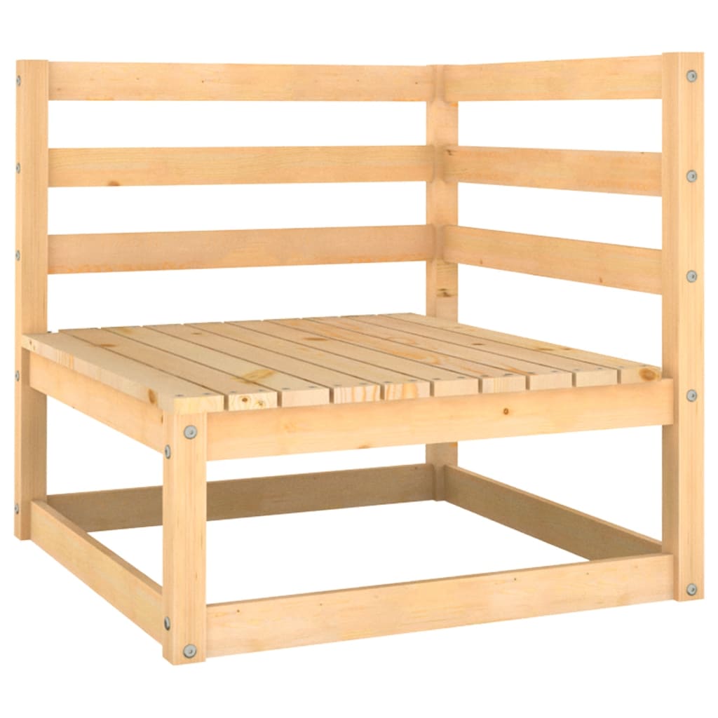 NNEVL 10 Piece Garden Lounge Set Solid Pinewood - UrbanNest Co